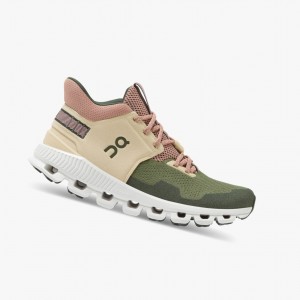Dámské Silniční Běžecké Boty On Cloud Hi Edge Zelene | 846THDJQC