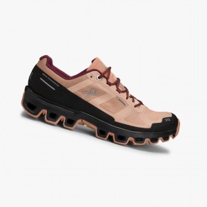 Dámské Trailové Běžecké Boty On Cloudventure Waterproof Hnědé | 730RIAXWB