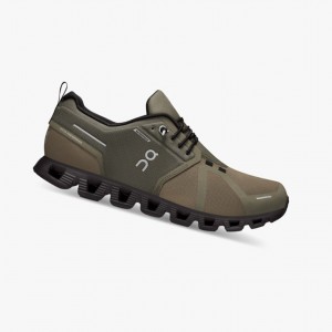 Pánské Běžecké Boty On Cloud 5 Waterproof Olivy Zelené Černé | 376YLSIDR