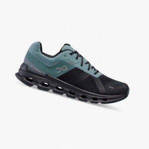 Pánské Běžecké Boty On Cloudrunner Waterproof Černé | 485NGLQBY