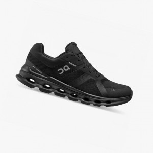 Pánské Běžecké Boty On Cloudrunner Waterproof Černé | 259BVNEJK