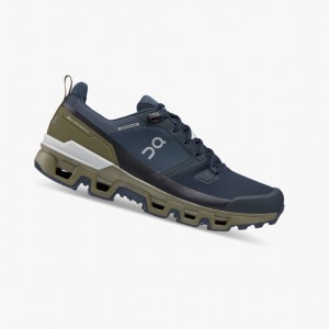Pánské Běžecké Boty On Cloudwander Waterproof Olivy Zelené | 759YKSLPI