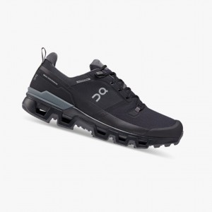 Pánské Běžecké Boty On Cloudwander Waterproof Černé | 652SEOMKF