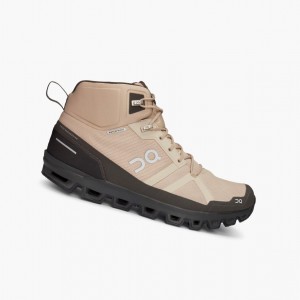 Pánské Pohorky On Cloudrock Waterproof Béžový | 876PVFZSK