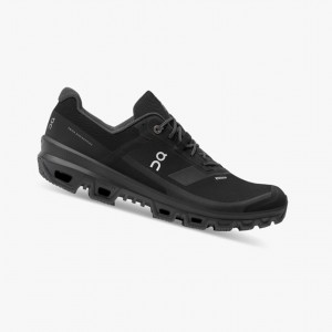 Pánské Trailové Běžecké Boty On Cloudventure Waterproof Černé | 501HIUGYO