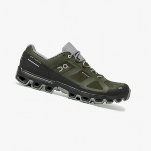 Pánské Trailové Běžecké Boty On Cloudventure Waterproof Zelene | 679JBZEXV